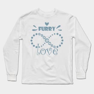 Furry love for pet owners, cat moms and cat dads. Long Sleeve T-Shirt